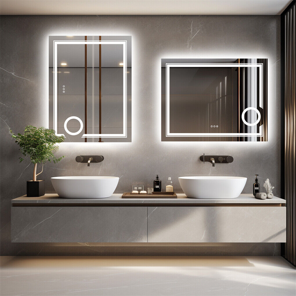 1400x700mm LED Bathroom Mirror RGB Anti-fog Aluminum