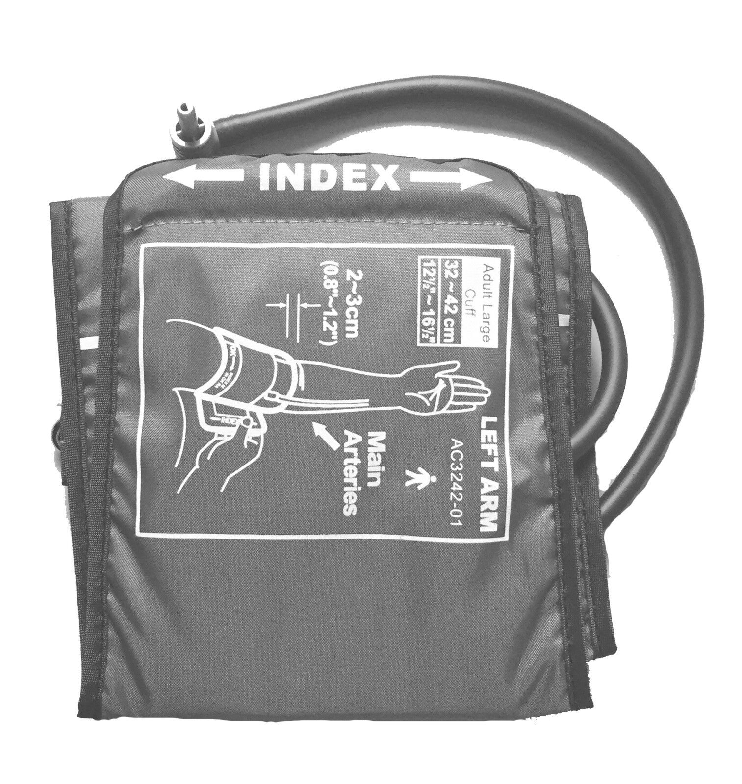 Automatic Upper Arm Blood Pressure Monitor Large Cuff 32-42cm