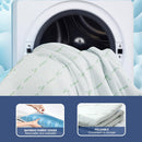 King Single Bamboo Memory Foam Mattress Topper 7-Zone 8cm