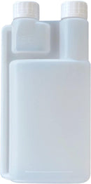 10-Pack 500ml Plastic Twin Chamber Bottles with Tamper Evident Caps