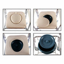 Aluminum Bedside Commode Chair 200kg Mobile Shower Toilet Wheelchair
