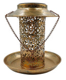 Solar Bird Seed Feeder Hanging Outdoor Garden