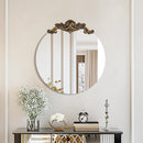 Baroque Round Antique Mirror Wall Decor 80x84.5cm