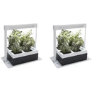 2 x Herb Lamp LED 4 Pot Grower 37 x 22 x 36cm