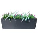 Metal Designer Planter Box 900 x 300 x 300mm Charcoal