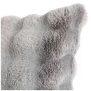 Luxe faux fur cushion 55 x 55cm grey