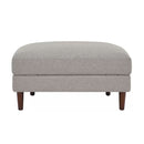 Accent Chair with Storage Ottoman