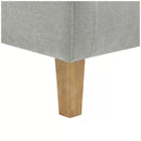 Fabric accent chair