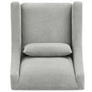 Fabric accent chair
