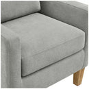 Fabric accent chair
