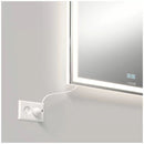 Aurea integrated led plug in wall mirror
