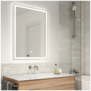 Aurea integrated led plug in wall mirror