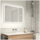Aurea integrated led plug in wall mirror