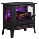 Infrared electric fireplace stove heater
