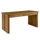 Writing Desk in Acacia Hue with Rubberwood Construction and Dovetail Drawers