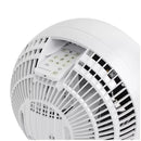White Globe Fan Circulator in Charcoal Grey with 32.8m² Coverage