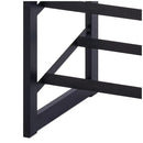 Set of 2 Black Matte Stackable Shoe Rack, 8-Tier Vertical Tower, Grey