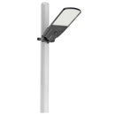 Metal Grey Solar Street Light with 5000 Lumens, Metal Construction, Motion Activated, Solar Rechargeable