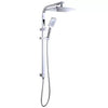 Chrome Shower Panel 30x15mm With Sliding Adjustable Shower Holder