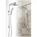 Chrome Shower Panel 30x15mm With Sliding Adjustable Shower Holder