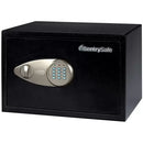 Black Digital Security Safe 16.4L with Solid Steel Construction and Carpet Interior