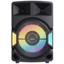150W Bluetooth Karaoke & PA System Black with LED Lights and Remote Control