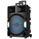 150W Bluetooth Karaoke & PA System Black with LED Lights and Remote Control