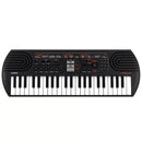 Black 44 Key Portable Mini Keyboard with 100 Tones, 50 Rhythms, and Headphone Output