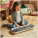 Black 44 Key Portable Mini Keyboard with 100 Tones, 50 Rhythms, and Headphone Output