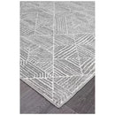 Oasis 457 Silver Rug 290x200cm - Bohemian Tribal Style, Easy to Clean Polypropylene