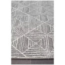 Oasis 457 Silver Rug 290x200cm - Bohemian Tribal Style, Easy to Clean Polypropylene