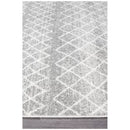 Oasis Silver Rug 330 x 240cm - Bohemian Style, Polypropylene Material