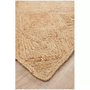 Natural Jute Rug 220 x 150cm for Living Room