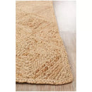 Natural Jute Rug 220 x 150cm for Living Room