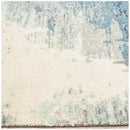 City Blue Rug 280 x 190cm - Contemporary Design with Hand-Carved Short Pile
