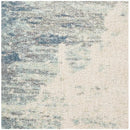 City Blue Rug 280 x 190cm - Contemporary Design with Hand-Carved Short Pile