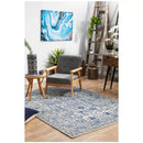 Evoke 256 Blue Indoor Rug 230 x 160cm - Soft, Non-Shedding Polypropylene