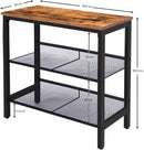 2-Tier Shoe Rack, Industrial Shoe Organizer Storage Bench