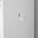 Toilet Paper Holder with Storage, Freestanding Cabinet, Toilet Brush Holder and Toilet Paper Dispenser 20x100x18 cm