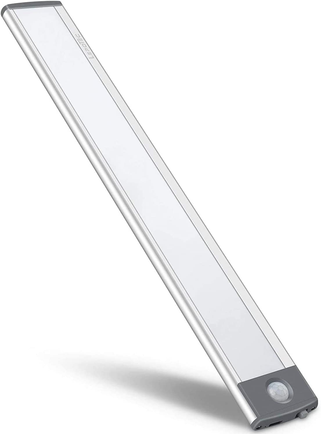 54 LED Rechargeable Under-Cabinet Light - Silver/White