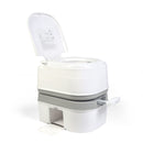 24L Portable Camping, Caravanning Toilet with Odour-Resistant Seal