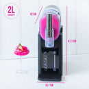 200W Slushie Maker, 2L Capacity, One Touch Control with 5 Preset Programs