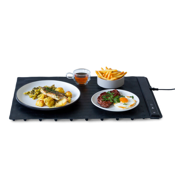 Electric Warming Mat Adjustable 3-Level Heat, Rollable & Portable Hot Plates Heat Pad