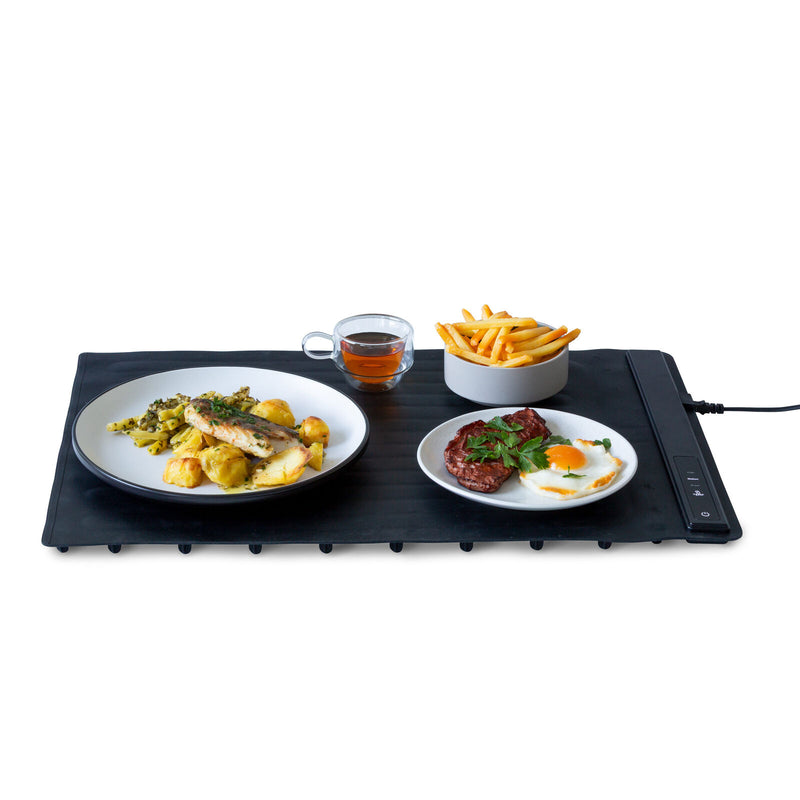 Electric Warming Mat Adjustable 3-Level Heat, Rollable & Portable Hot Plates Heat Pad