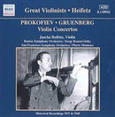 Prokofiev: Gruenberg Violin Ct - Heifetz: Toscanini: Nbcso Cd Album
