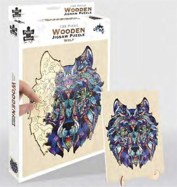 Wolf 132 Piece Wooden Puzzle