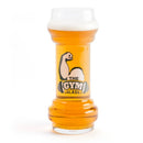 Gym Class Dumbbell Shaped Glass