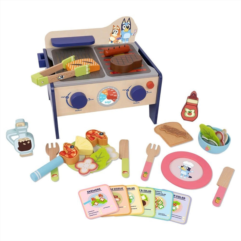 Bluey BBQ and Salad Playset