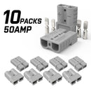X-BULL 10 x 50A Anderson Style Plug Copper Connectors Terminals Pack Caravan Trailer Solar