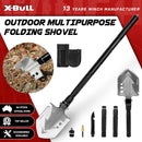 X-BULL Folding Shovel Outdoor Camping Survival Tools Multifunction Military